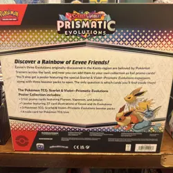 NEW Pokemon TCG S&V Prismatic Evolutions Poster Collection Box FACTORY Sealed!! - Image 2