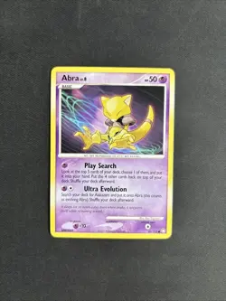 Pokemon TCG Abra Mysterious Treasures 69/123 Regular Common Non Holo - LP/NM - Image 1