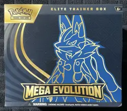 Pokemon TCG Mega Evolution Elite Trainer Box Lucario Art Brand New ETB 🔥 - Image 1