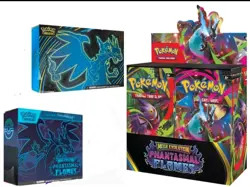 [PC PRESALE BUNDLE] Phantasmal Flames Pokemon Center ETB, Booster Box, AND UPC - Image 1