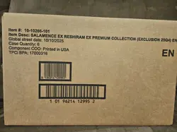 salamence ex reshiram ex Premium Collection sealed case pokemon - Image 1