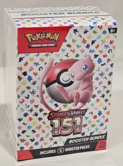 Pokemon Scarlet and Violet 151 Booster Bundle Box (6 Packs) -- Brand New 820650853210 - Image 1