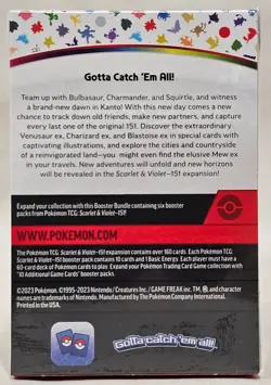 Pokemon Scarlet and Violet 151 Booster Bundle Box (6 Packs) -- Brand New 820650853210 - Image 3