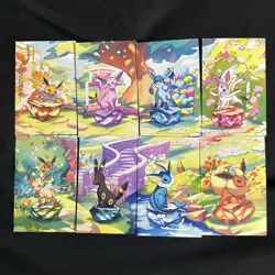 Pokemon Prismatic Evolutions Mini Tin Set 8 Pieces, Empty Tins No Packs Inside - Image 3
