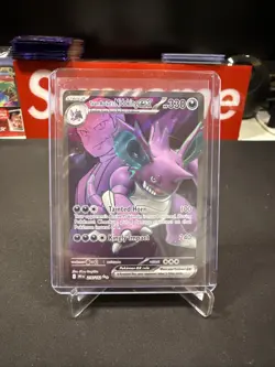 Pokemon TCG Team Rockets Nidoking EX 233/182 Destined Rivals Full Art Holo - Image 1