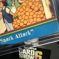 Pokemon Topps Series 3 Orange Islands OR11 Snack Attack LP Scratch On Corner - Image 2