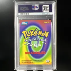 1999 Topps Charizard PSA 10 Pokemon #6 Movie Edition #E6 Gem Mint - 2610 - Image 2