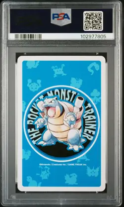 1998 POKEMON BLUE VERSION PLAYING CARDS ACE OF DIAMONDS #001 BULBASAUR PSA 10 - Image 2