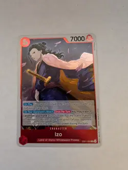 Izo EB01-002 R - Foil - One Piece Card Game - English NM - Image 1
