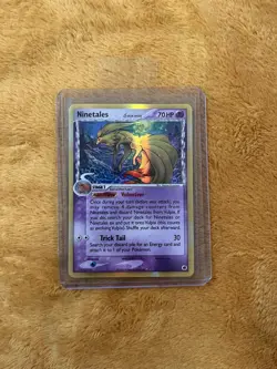 Ninetales Holo Rare Card 8/101 Pokemon EX Dragon Frontiers 2006 - Image 1