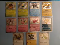 Pokemon Paldean Fates Baby Shiny Cards x11 Tinkatink Sableye Paldean Tauruos - Image 1