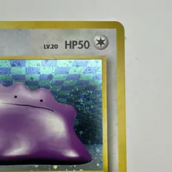 RARE HOLO Japanese Fossil Ditto Pokemon Card MP - Image 5