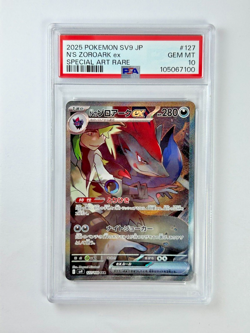Pokemon N's Zoroark 127/100 SV9 Battle Partners Special Art Rare Card PSA 10 #00 - Image 1
