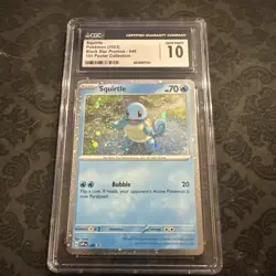 Squirtle 048 (Cosmos Holo) CGC 10 Sv: Scarlet & Violet Promo Cards - Image 1