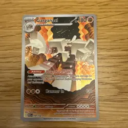 Pokemon TCG Cards - Mega Evolution Garganacl 147/132 Illustration Rare NM - Image 1