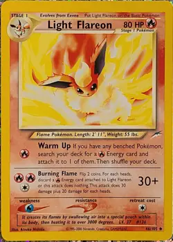 LIGHT FLAREON - 46/105 - Neo Destiny - Uncommon - Pokemon Card - NM - Image 1