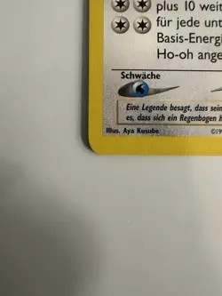 Ho-oh 18/64 Neo Revelation 1st Ed NEAR MINT ALMOST PERFECT german Pokemon Card - Image 3