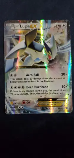 Pokemon TCG - XY Ancient Origins Lugia EX Ultra Rare Holo Card - 68/98 MP/LP - Image 1