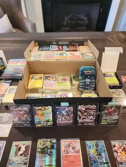 800 ULTRA RARE, HOLO, RARE AUTHENTIC POKEMON Card Lot Bulk TCG Cards 2 Jumbo Cds - Image 2
