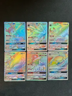 Pokemon Sun and Moon Rainbow Rare Lot - 6 Cards - Image 3