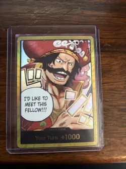 DON!! Card (Gol.D.Roger) (Gold) Carrying On His Will Foil - Image 2