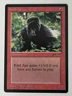 Magic the Gathering MTG Arabian Nights Kird Ape MP (Beta Bob) - Image 1