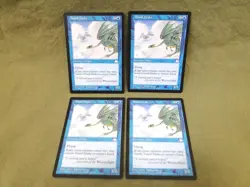 Magic the Gathering: 4x Timid Drake - Image 1