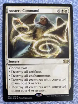 1x AUSTERE COMMAND Double Masters MTG 2XM NM/MT EDH Commander Modern Pioneer - Image 1