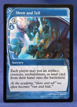 Show and Tell (Future Sight) - MTG - Mystery Booster 2 - NM Excellent - Image 1