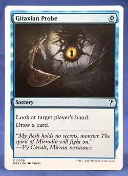 Gitaxian Probe -White Border- MTG - Mystery Booster 2 - Excellent NM - Image 1