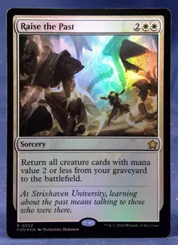 Raise the Past (FOIL) - MTG - Foundations FDN - NM - Image 1