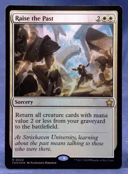 Raise the Past (FOIL) - MTG - Foundations FDN - NM - Image 2