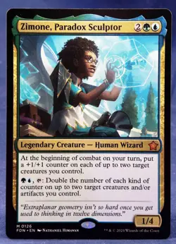 Zimone, Paradox Sculptor - MTG - Foundations FDN - NM - Image 1