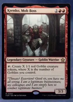 Krenko, Mob Boss - MTG - Foundations FDN - NM - Image 1