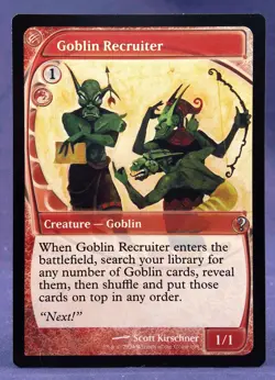 Goblin Recruiter (Future Sight) - MTG - Mystery Booster 2 - NM Excellent - Image 1