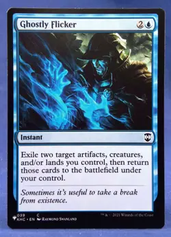 Ghostly Flicker - MTG - The List - NM Excellent - Image 1