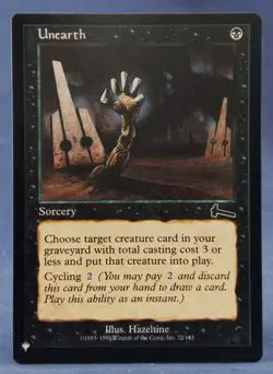 Unearth (ULG) - MTG - The List - NM Excellent - Image 1