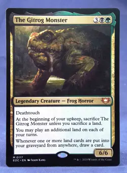 The Gitrog Monster - MTG - Commander: Edge of Eternities - Excellent NM - Image 1