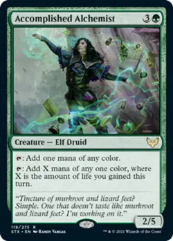 x1 Accomplished Alchemist - Foil R MTG Strixhaven: School of Mages M/NM, English - Image 1
