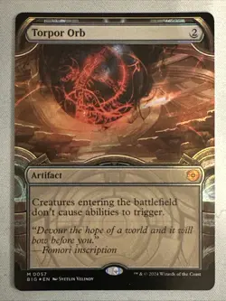 MTG / Torpor Orb / BIG / #0057 / FOIL (Showcase) / Mythic / NM - Image 1
