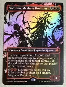MTG / Solphim, Mayhem Dominus / ONE / #312 / FOIL (Showcase) / Mythic / NM - Image 1
