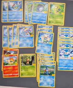 HUGE Non Holo McDonalds 25th Anniversary Promo Pokemon Card Lot - Image 2
