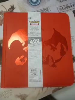 Pokemon Charizard Ultra Pro 12 Pocket Zippered Pro Binder Holds 480 Cards - Image 1