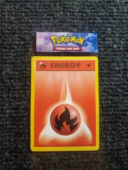 Pokemon - Fire Energy 98/102 - 1st Edition Shadowless Base Set NM - Image 1