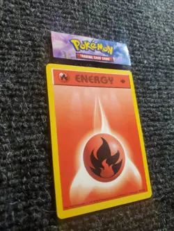 Pokemon - Fire Energy 98/102 - 1st Edition Shadowless Base Set NM - Image 3