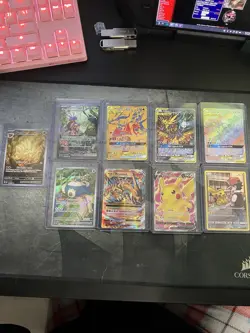 Lot Of 9 Rare Pokemon Excellent to G reat Condition - Image 1