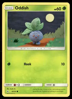 2019 Sun & Moon - Unbroken Bonds Oddish Basic/Common #6 - Image 1