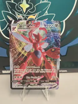 Pokemon Scizor VMAX #119/189 Swsh03: Darkness Ablaze Holo Full Art TCG NM - Image 1