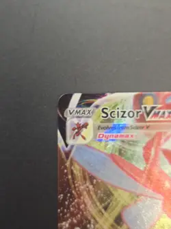 Pokemon Scizor VMAX #119/189 Swsh03: Darkness Ablaze Holo Full Art TCG NM - Image 5