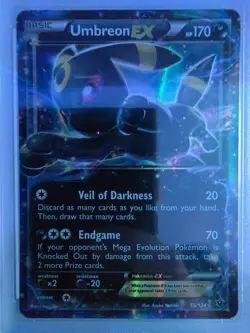 2016 Pokemon XY Fates Collide Umbreon EX #55/124 - Degree 9 (Mint) - Image 2